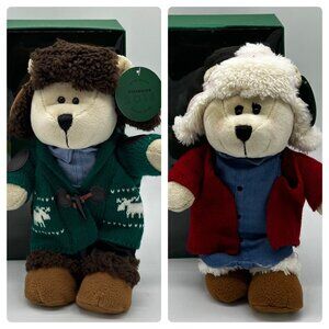 Starbucks 2016 Limited Edition Bearista Boy and Girl Bears Home For The Holidays